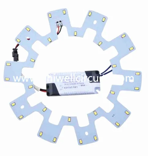 Bord ta 'Circuit tad-Deheb ta' Immersjoni ta 'Aluminju